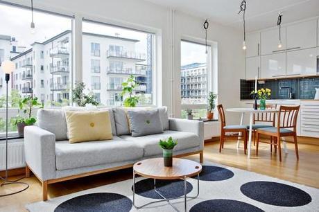 pisos de 40 metros decoración interiores pisos pequeños estilo sueco decoración estilo nórdico escandinavo estilo nórdico espacio de movimiento y de almacenamiento decoración mini pisos decoración de comedores salones pequeños decoración cocinas pequeñas blog decoracion interiores 