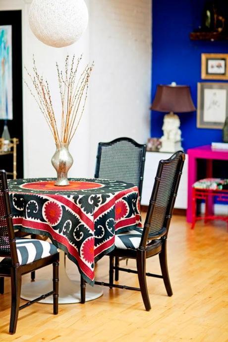 Decoración ecléctica en un loft