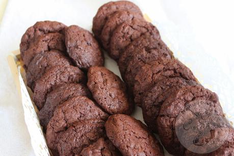 GALLETAS DOBLE CHOCOLATE CON PEPITAS DE CHOCOLATE