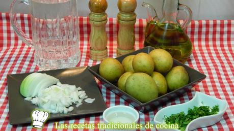 Receta fácil de papas aliñas