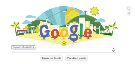 Doodle por el Mundial de fútbol que empieza hoy