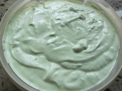 Helado de lima-limón (Bajo en grasas y sin heladera)