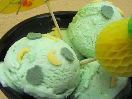 Helado de lima-limón (Bajo en grasas y sin heladera)