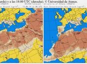 España: Previsión intrusión polvo africano junio 2014