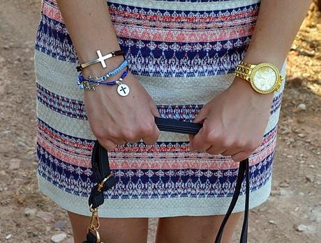 falda, Mango, estampado, étnico, skirt, ethnic, fashion blogger, Castellón, moda 