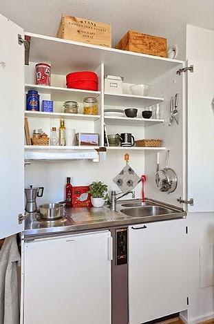 21 m2 de minipiso escandinavo