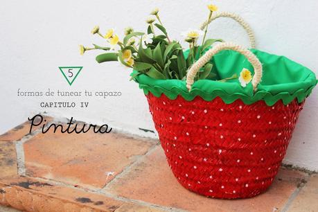 5 formas de tunear un capazo: PINTURA 5 formas de tunear un capazo: PINTURA