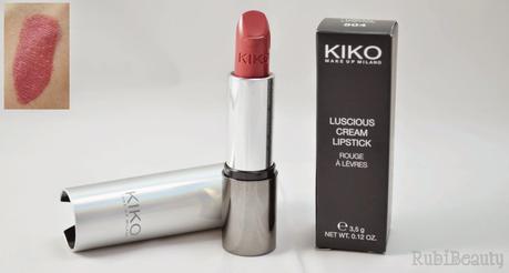 Rubibeauty haul kiko cream lipstick 504