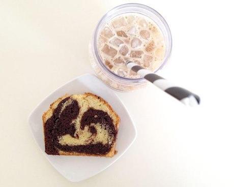 recetas postres caseros recetas para el café recetas fáciles y rápidas recetas delikatissen bizcocho yogur soja bizcocho vainilla y chocolate Bizcocho marmolado de soja bizcocho marmolado bizcocho fácil y rápido 