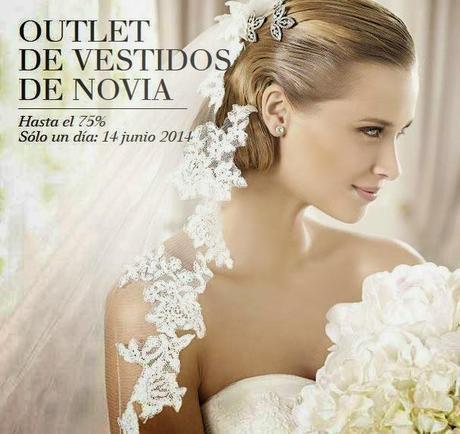 Outlet Pronovias: Venta especial con descuentos de hasta el 75% en vestidos de novia.