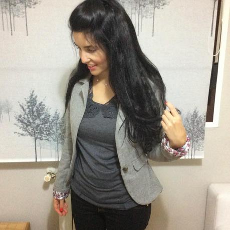 Blazer Bershka y Panama Hat