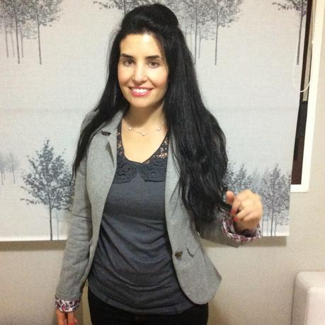 Blazer Bershka y Panama Hat