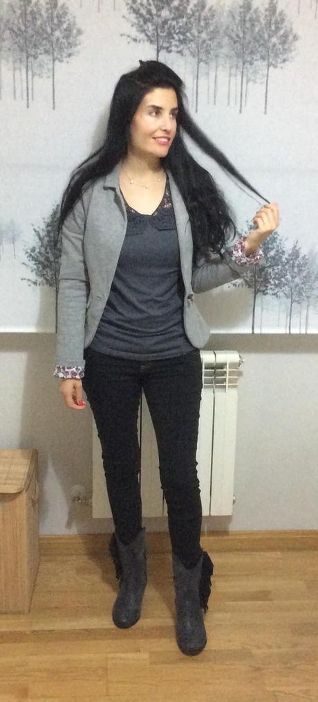 Blazer Bershka y Panama Hat