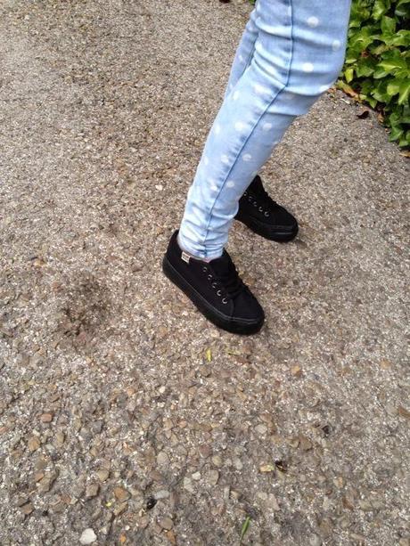 Vaqueros con lunares de Pimkie