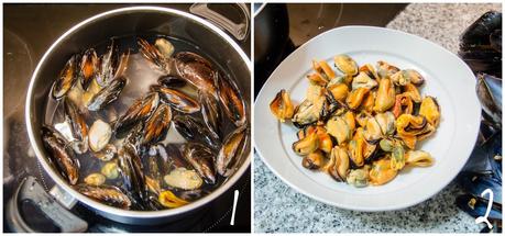 Empanada de mejillones