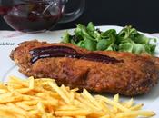 Cachopo salsa cerezas
