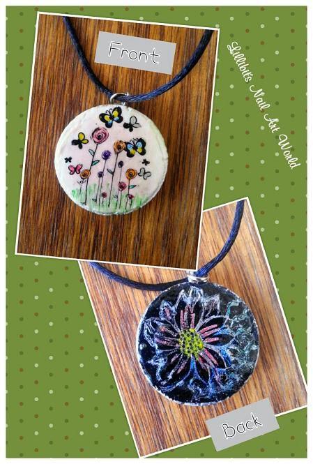 Colgantes de corcho y esmaltes