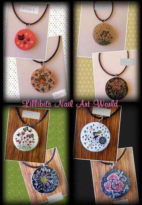 Colgantes de corcho y esmaltes