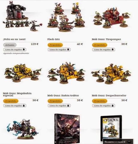 Prepedidos de la segunda semana de Junio