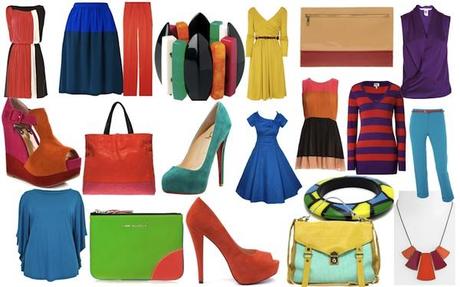 Temporada de tonos pastel y bloques de color