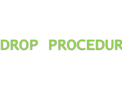 DROP PROCEDURE, borrar procedimientos MySQL