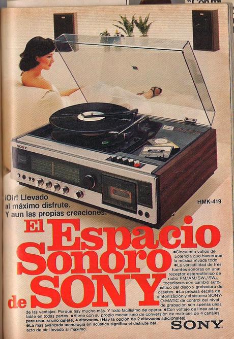 REVISTA SELECCIONES DEL READER'S DIGEST: EQUIPO DE SONIDO SONY HMK-419.