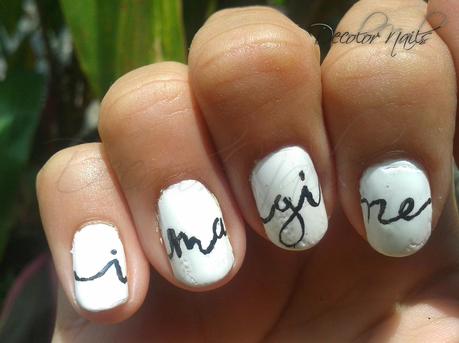 30 Semanas 30 Nail Arts/ Tipografía