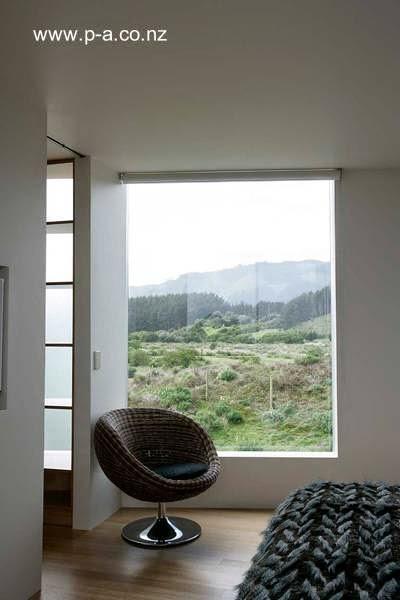 Ampliación de casa vacacional contemporánea en Nueva Zelanda.