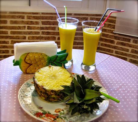 UN DESAYUNO CON LOS COLORES DE BRASIL Y EL ALMA ROJA