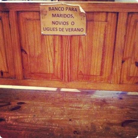 BANCO PARA MARIDOS NOVIOS O LIGUES DE VERANO