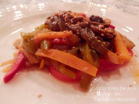 Cena maridaje con Vinos Huerta de Albalá en Bodegas Mezquita
