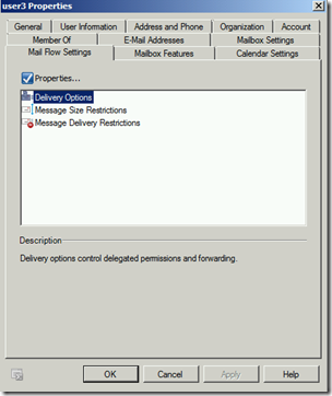 Reenvío de correos utilizando la Exchange Management Console