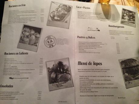 Restaurante Vi Cool Madrid Carta