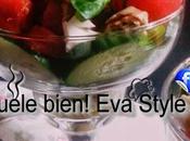 Cóctel atún, sandía queso fresco