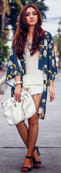 STREET STYLE INSPIRATION; KIMONOS.-