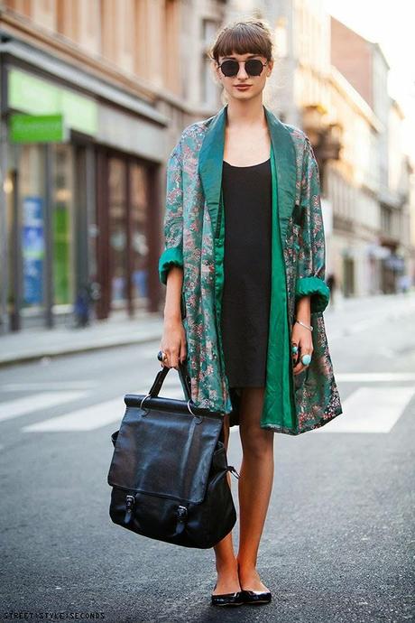STREET STYLE INSPIRATION; KIMONOS.-
