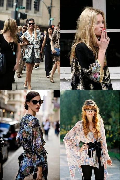 STREET STYLE INSPIRATION; KIMONOS.-