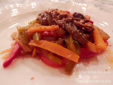 Cena maridaje con Vinos Huerta de Albalá en Bodegas Mezquita