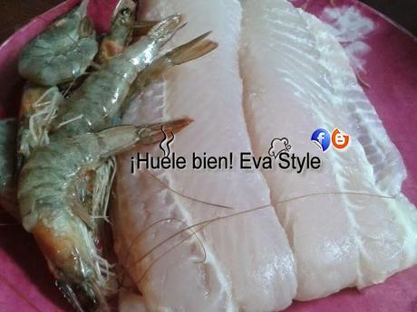 Albóndigas con mariscos