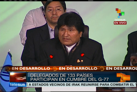 En sesión plenaria Cumbre G-77 más China en Bolivia