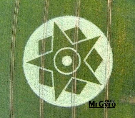 Crop circle reportado el 14 de Junio