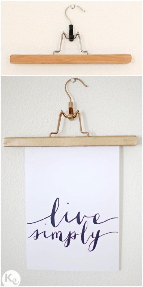 Spell and Tell and golden hanger DIY Spell and Tell and golden hanger DIY