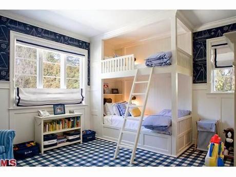 Dormitorios Infantiles Multiples / Rustic Style Bedrooms for 2 or 4