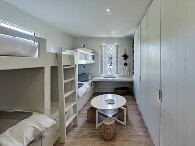 Dormitorios Infantiles Multiples / Rustic Style Bedrooms for 2 or 4