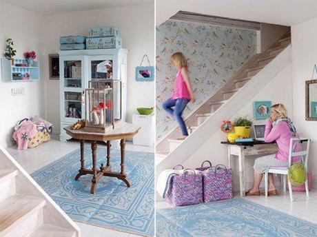 estilo nórdico femenino Estilo nórdico colorido y muy alegre decoración salones y comedores decoración pasteles decoración muchos colores decoración femenina decoración accesorios muchos colores blog decoracion interiores 