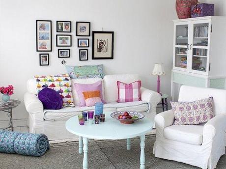 estilo nórdico femenino Estilo nórdico colorido y muy alegre decoración salones y comedores decoración pasteles decoración muchos colores decoración femenina decoración accesorios muchos colores blog decoracion interiores 