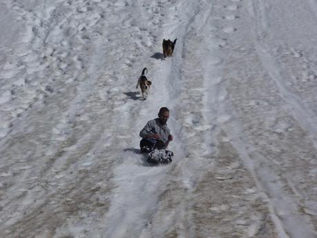 Últimos días de nieve en la sierra de Madrid