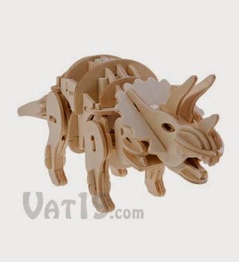 Los dinosaurios de madera de Vat19