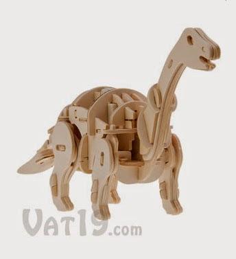 Los dinosaurios de madera de Vat19