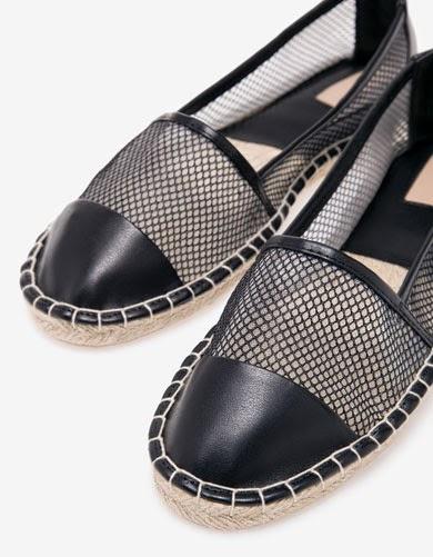 Alpargatas con rejilla stradivarius